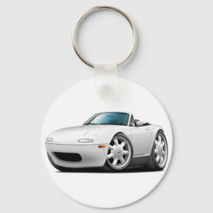 Llavero Coche 1990-98 del blanco de Miata