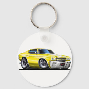 Llavero Coche Amarillo-Blanco 1970 de Chevelle