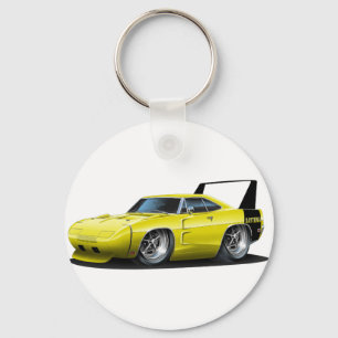 Llavero Coche amarillo de Dodge Daytona