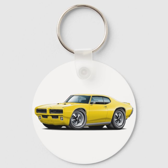 Llavero Coche amarillo GTO 1968-69 (Anverso)