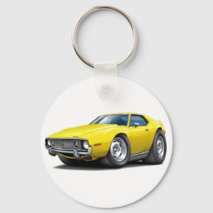 Llavero Coche amarillo Javelin 1973-74