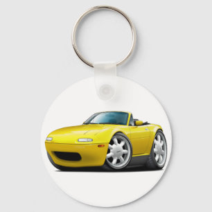 Llavero Coche amarillo Miata 1990-98
