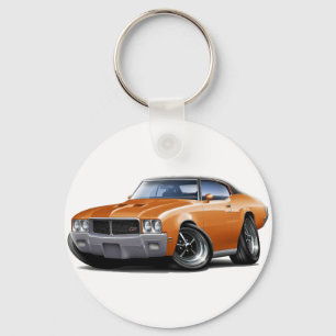 Llavero Coche anaranjado 1970-72 del top del negro de