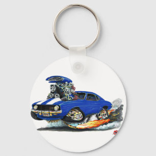 Llavero Coche Azul-Blanco 1969 de Camaro Z28