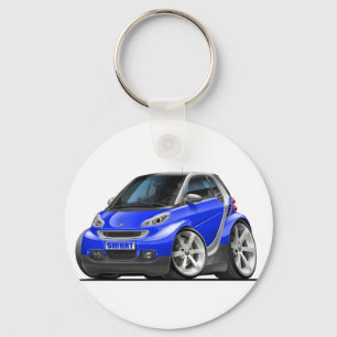 Llavero Coche azul elegante
