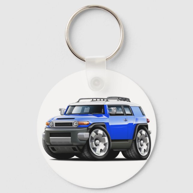 Llavero Coche azul Fj Cruiser (Anverso)