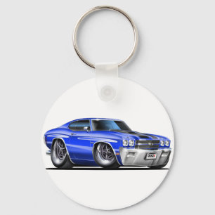 Llavero Coche Azul-Negro 1970 de Chevelle