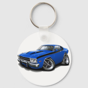 Llavero Coche Azul-Negro 1973-74 del Roadrunner