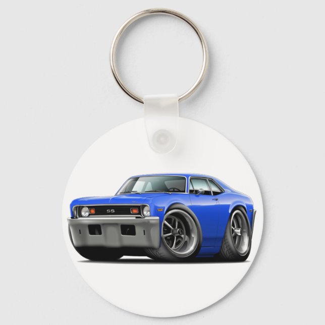Llavero Coche azul Nova 1973-74 (Anverso)