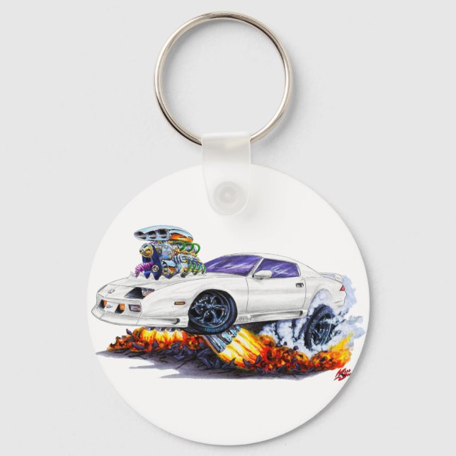 Llavero Coche blanco Camaro 1982-92 (Anverso)