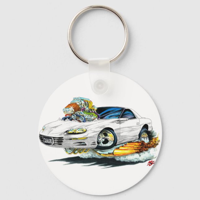 Llavero Coche blanco Camaro 1998-02 (Anverso)