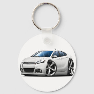 Llavero Coche blanco Dodge Dart 2013