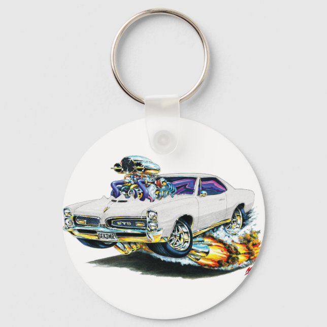 Llavero Coche blanco GTO 1966-67 (Anverso)