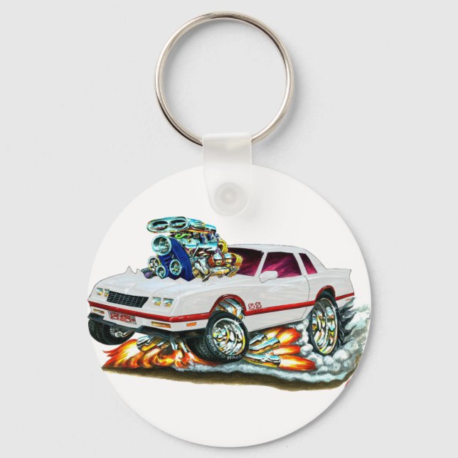 Llavero Coche blanco Monte Carlo 1983-88 (Anverso)