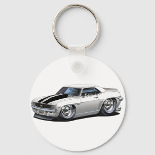 Llavero Coche Blanco-Negro 1969 de Camaro