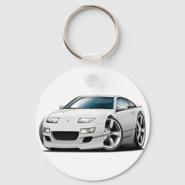 Llavero Coche blanco Nissan 300ZX (Anverso)