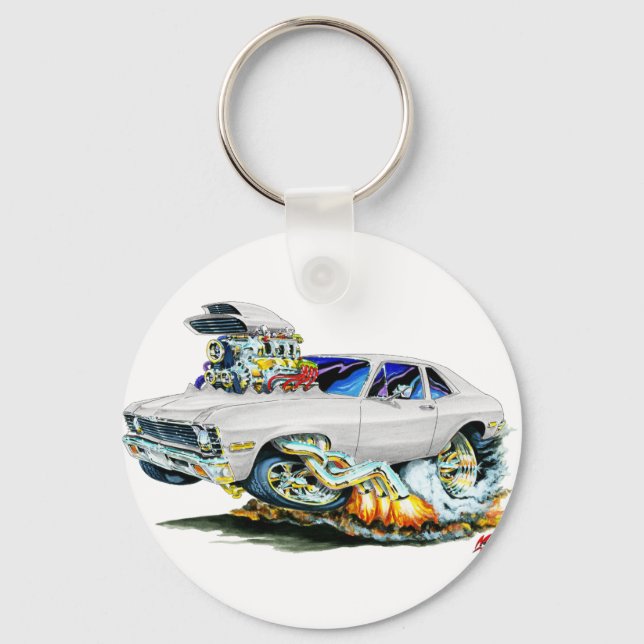 Llavero Coche blanco Nova 1971-74 (Anverso)