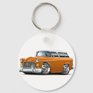 Llavero Coche Chevy Nomad Naranja-Blanco de 1955