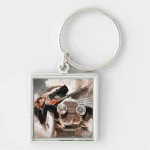 Llavero Coche contra el tren de Guillermo Harnden adoptivo