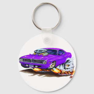 Llavero Coche Cuda Purple De 1970