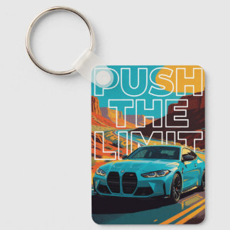 Llavero Coche de alto rendimiento que supera el límite