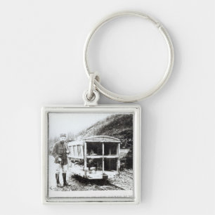 Llavero Coche de la ambulancia en uno de los ferrocarriles