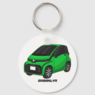 Llavero Coche de pequeño tamaño verde