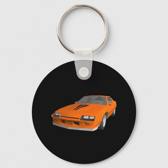 Llavero Coche deportivo Camaro 80: Modelo 3D: Keychain (Anverso)