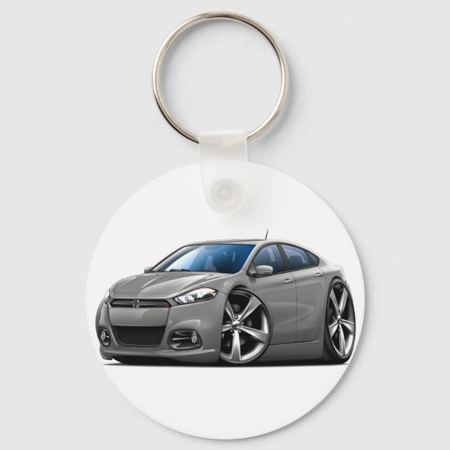 Llavero Coche Dodge Dart Gray (Anverso)