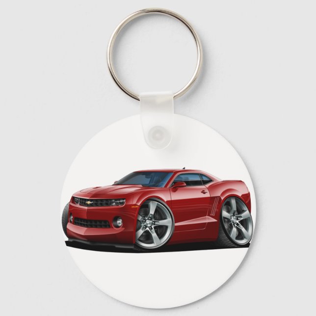 Llavero Coche Maroon Camaro 2010-12 (Anverso)