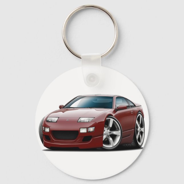 Llavero Coche Maroon Nissan 300ZX (Anverso)