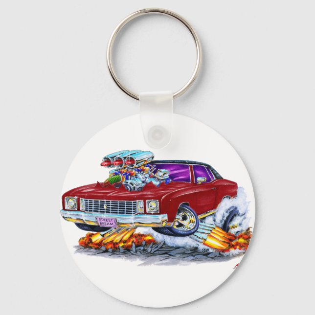Llavero Coche Montecarlo Maroon 1972 (Anverso)