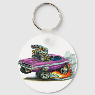 Llavero Coche morado Dodge Challenger 1970-72