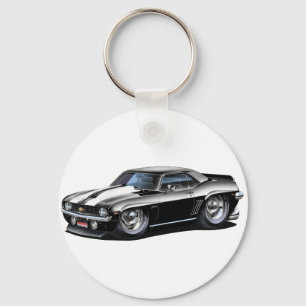 Llavero Coche Negro-Blanco 1969 de Camaro SS