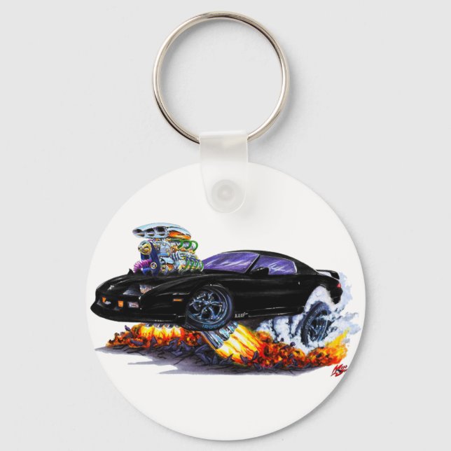 Llavero Coche negro de Camaro 1982-92 (Anverso)