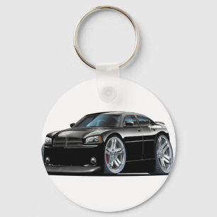 Llavero Coche negro de Daytona del cargador de Dodge
