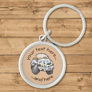 Llavero Coche Personalizado de impresión de vaca