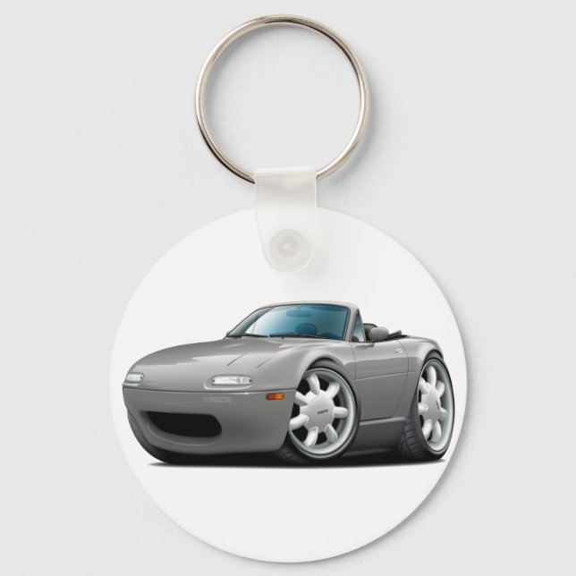 Llavero Coche plateado Miata 1990-98 (Anverso)