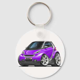 Llavero Coche púrpura elegante