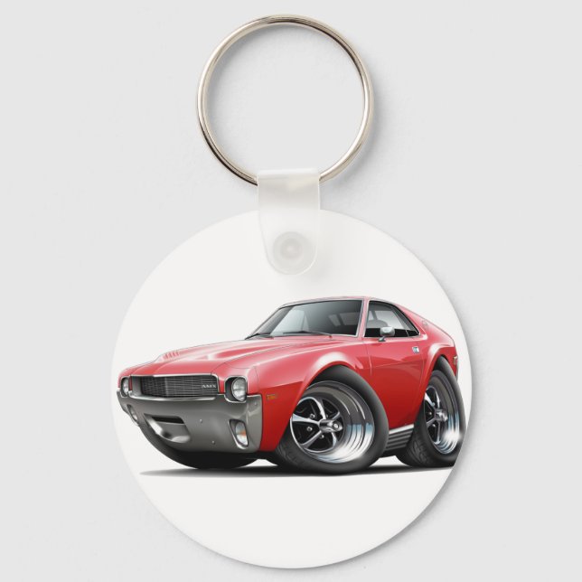 Llavero Coche rojo AMX 1968-69 (Anverso)