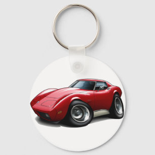 Llavero Coche rojo Corvette 1973-76