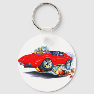 Llavero Coche rojo Corvette 1973-76
