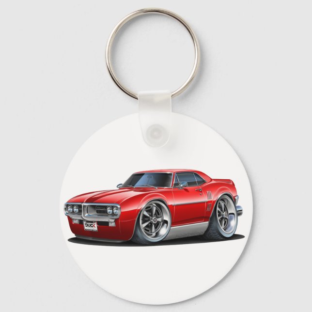 Llavero Coche rojo Firebird 1967 (Anverso)