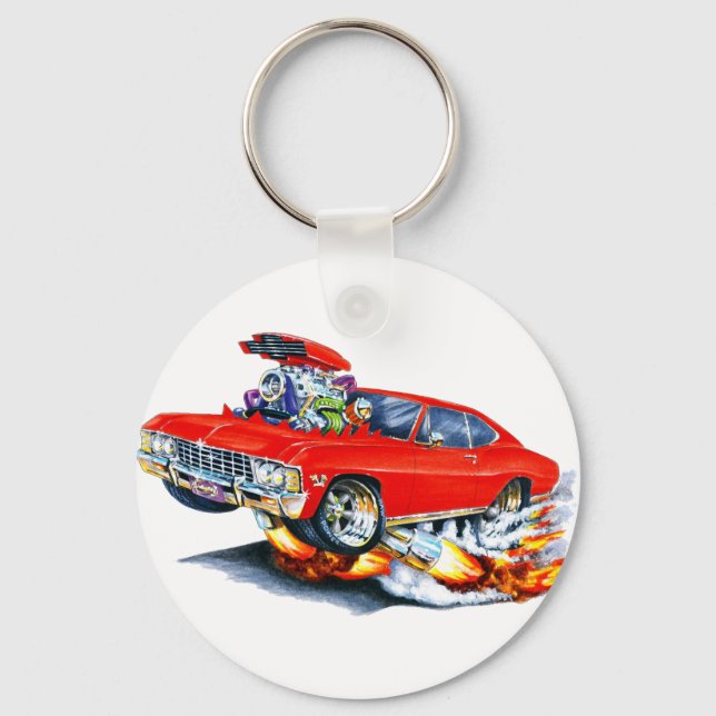 Llavero Coche rojo Impala 1965-66 (Anverso)