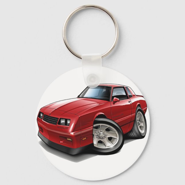 Llavero Coche rojo Monte Carlo 1983-88 (Anverso)
