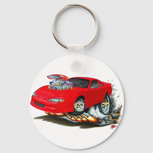 Llavero Coche rojo Monte Carlo 2000-2005 (Anverso)