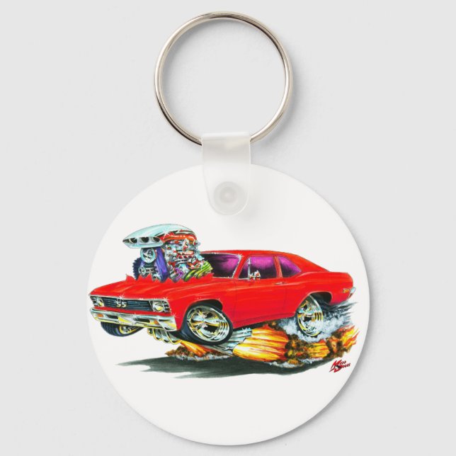 Llavero Coche rojo Nova 1968-70 (Anverso)