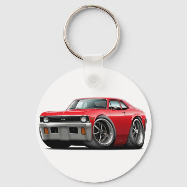 Llavero Coche rojo Nova 1971-72 (Anverso)