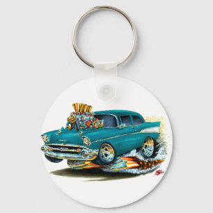 Llavero Coche Verde azulado Chevy 1957-210