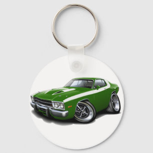 Llavero Coche Verde-Blanco 1973-74 del Roadrunner